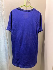 Blue Graphic Print Tee