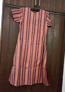 Purple Striped Suit Set