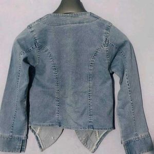 &#34;Stylish Embroided Denim Jacket&#34;