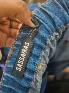 Split Hem Denim Jeans