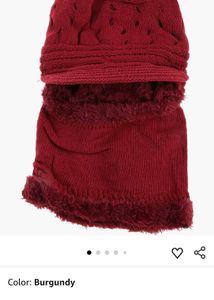 premium Red Knitted Cap