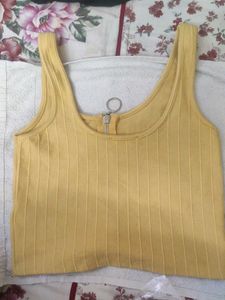 Mustard Cami Top