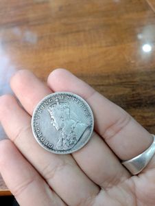 George V King Old Coin Pure Silver 1917