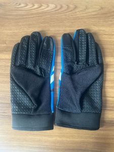 New Biker Gloves Blue And Black
