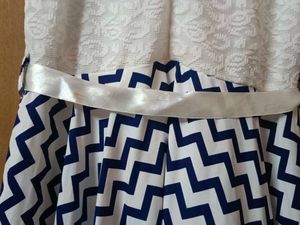 Chevron Print Dress