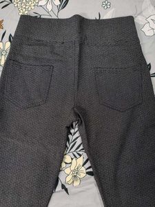 Textured Zipper Leggings
