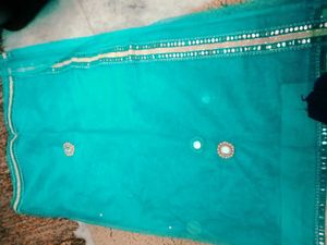 Beautifull Skyblue Saree