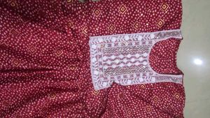 beautiful maroon kurti