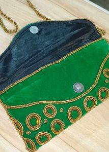 Ethnic embroidery sling bag