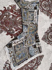 Paisley Print Beach Cover-Up