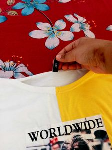 Two-Tone Graphic Tee