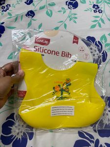 Luvlap Silicone Bib For Infants Or Toddler