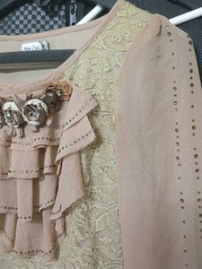 Lace Ruffle Blouse