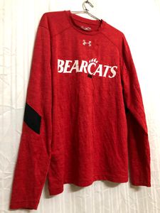 Under Armour Red Long Sleeve T Shirt