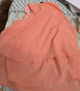 Coral Blouse &amp; Pants Set