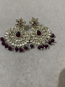 Elegant Silver-Tone Drop Earrings