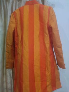 Striped Orange Kurta
