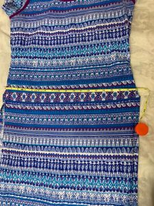 Blue &amp; White Contemporary Kurta
