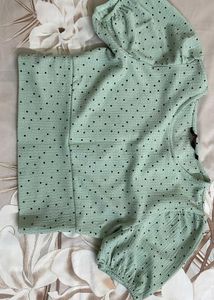 Cute Polka Dot Top