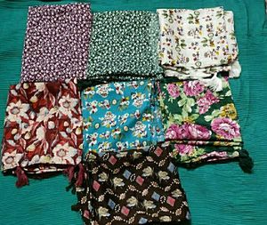 Printed Cotton Blend Hijab Scarf