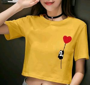 Love Panda Crop Top