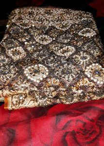 Kalyan Silks Bridal Pattu Saree With Stone Work