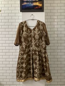 Sharara With A Line Frock