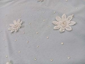 Blue Flower Applique Top