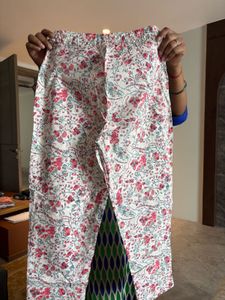 Biba Floral Print Kurti Set With Dupatta