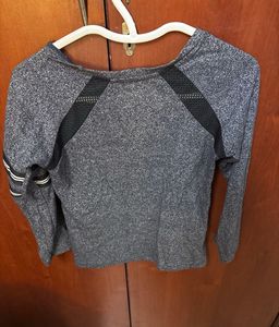 Heathered Long Sleeve Top