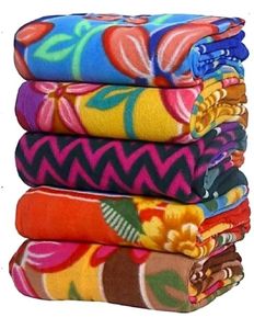 Colorful Fleece Blankets
