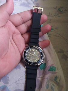 Emporio Armani AR11360 Black Chrono Dial Watch