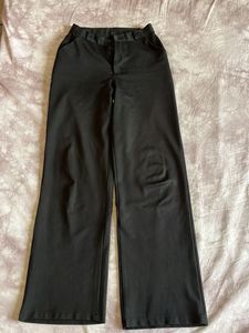Black Formal Wide-Leg Trouser – Size 26