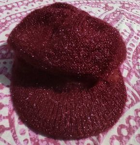 maroon winter beanie