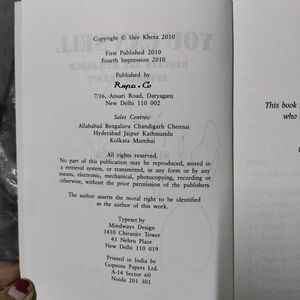 You Can Sell by Shiv Khera