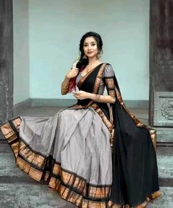 traditional half saree for gorgeous girl