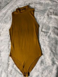 Forever 21 Mustard Jumpsuit