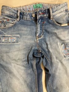 Stylish Patchwork Jeans