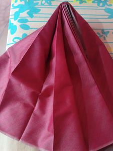 Mauve Multi Colour Saree With Blouse Piece