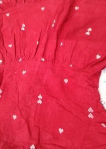 Cute Red Heart Dress