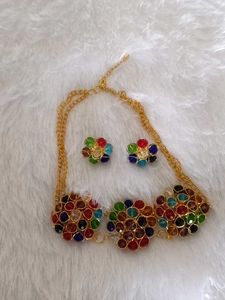 Colorful Jewelry Set choker
