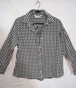 Gingham Button-Down Shirt