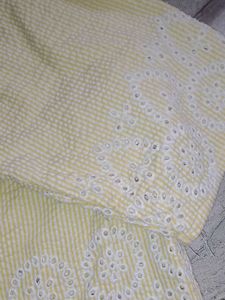Yellow Top Pure Cotton Summer 🏝️