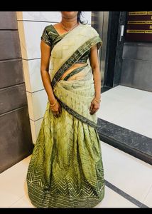 Lehenga And Saree 2 In One