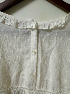 Zara Cotton White Top