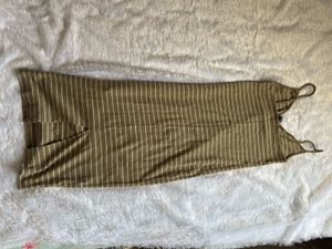 Striped Bodycon Midi Dress