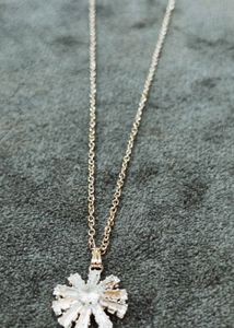 Floral Crystal Necklace