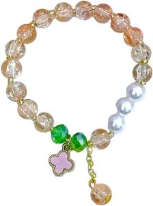 Beaded Clover Bracelet