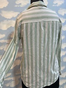 Striped Button-Down Shirt