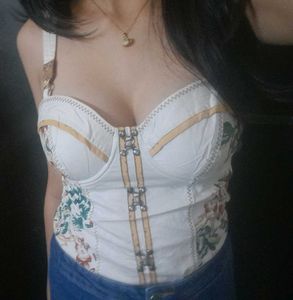 Floral Corset Top